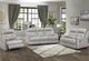 Homelegance® Lambent Silver Gray Manual Recliner-1
