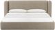 TOV Furniture Babette Tan Contract-Grade Boucle Queen Panel Bed-3