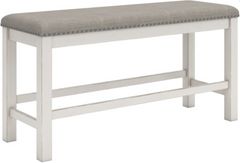 Signature Design by Ashley® Robbinsdale Antique White/Light Gray Dining Bench
