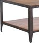 Sunny Designs™ San Diego Antique Brown Coffee Table with Dark Gray Base-1