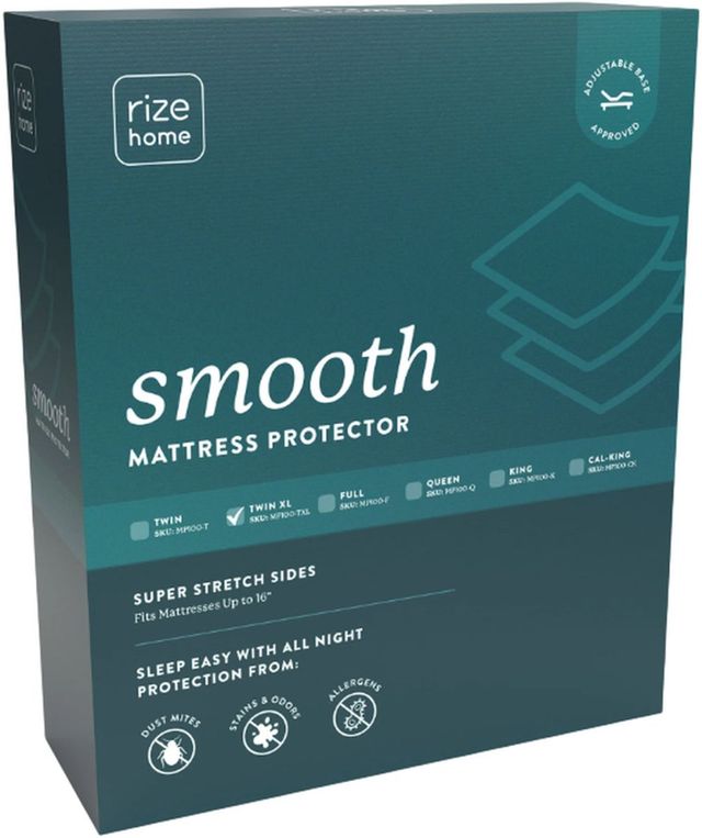 Rize Home California King Smooth Mattress Protector-3