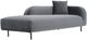 Moe's Home Collection Deleuze Anthracite Chaise-0