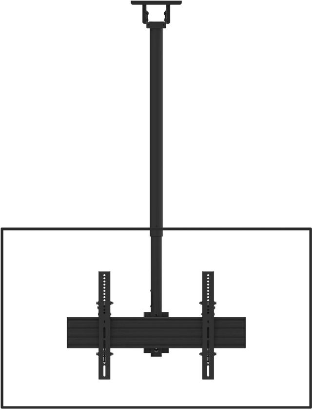 Kanto Black Back to Back Ceiling TV Mount-1