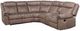 ACME Furniture Dollum 3-Piece Two-Tone Chocolate Manual Reclining Sectional-2