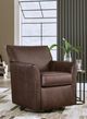 Signature Design by Ashley® Braydunn Espresso Brown Swivel Glider Accent Chair-1