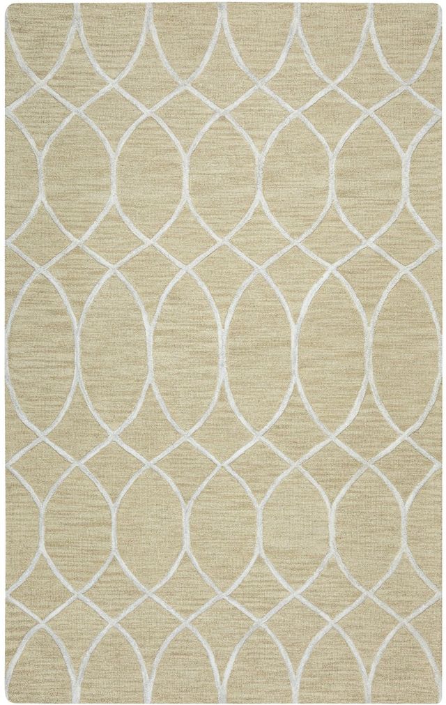 Rizzy Home Caterine Beige 5' x 8' Rug-0