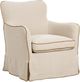 Four Hands Devon Broadway Dune Slipcover Swivel Chair-0