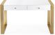 TOV Furniture Karina White/Gold Writing Desk-0