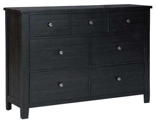 Signature Design by Ashley® Noorbrook 6-Piece Black King Storage Panel Bed Set-2