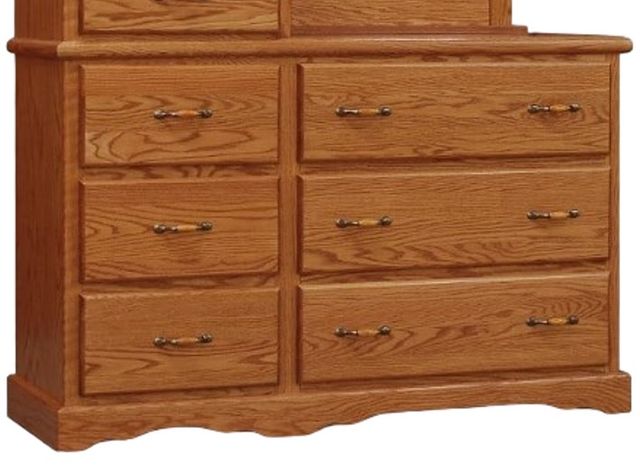 Wolfcraft Furniture Vintage Brown Boudoir with Mirror-1