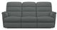 La-Z-Boy® Tripoli Grey Power Wall Reclining Sofa with Headrest and Lumbar-0