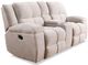 Parker House® Buster Opal Taupe Reclining Console Loveseat-0