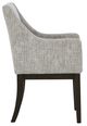 Signature Design by Ashley® Burkhaus Beige/Dark Brown Dining Arm Chair-3