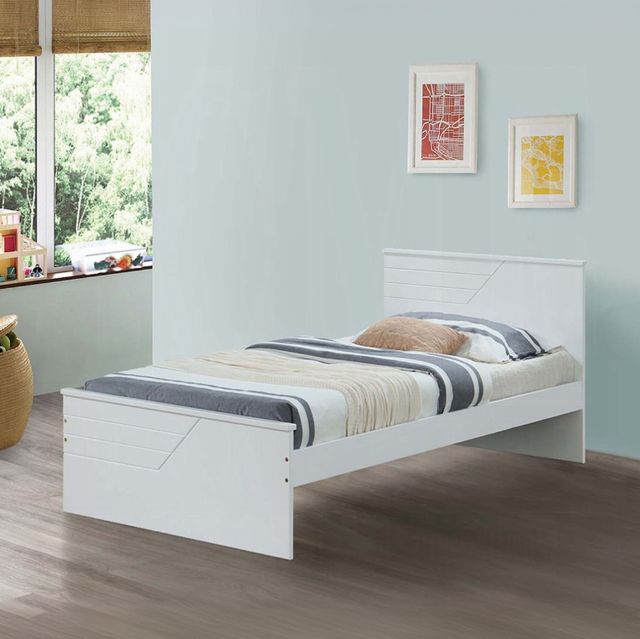 ACME Furniture Ragna White Twin Panel Bed-1