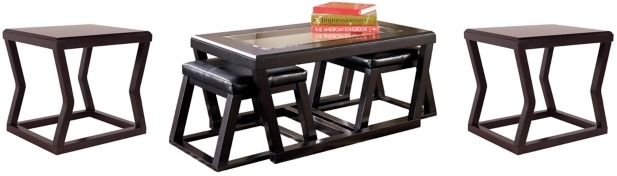 Signature Design by Ashley® Kelton 3-Piece Espresso Living Room Table Set-0