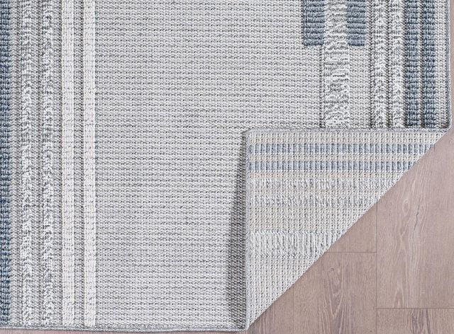 KAS Rugs Terra Ivory Denim Fade 5'x7' Area Rug-2