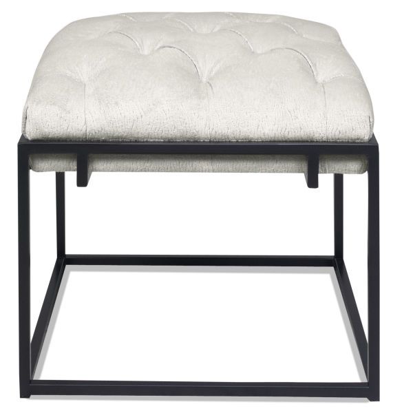 Parker Southern Kira Flair Linen Ottoman-1