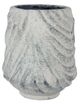 A & B Home Gray Planter with Line Patterns-1