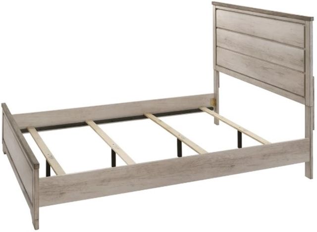 Crown Mark Patterson White Youth Full Panel Bed-2