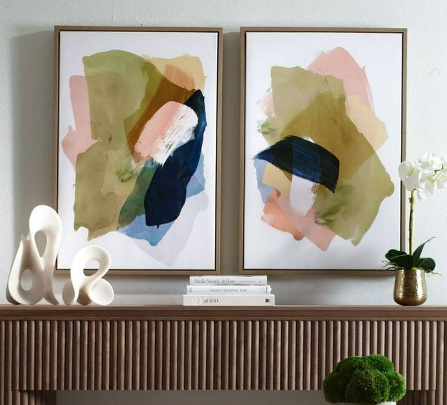 Uttermost® Abstract Afternoon 2-Piece Framed Canvas Set-1