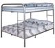 Furniture of America® Finnerty Silver Full/Full Bunk Bed-0