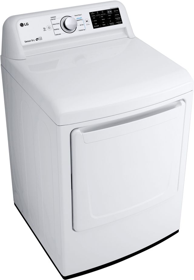 LG 7.3 Cu. Ft. White Electric Dryer-5