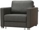 Luonto® Furniture Fantasy Gray Cot Size Chair Sleeper-0