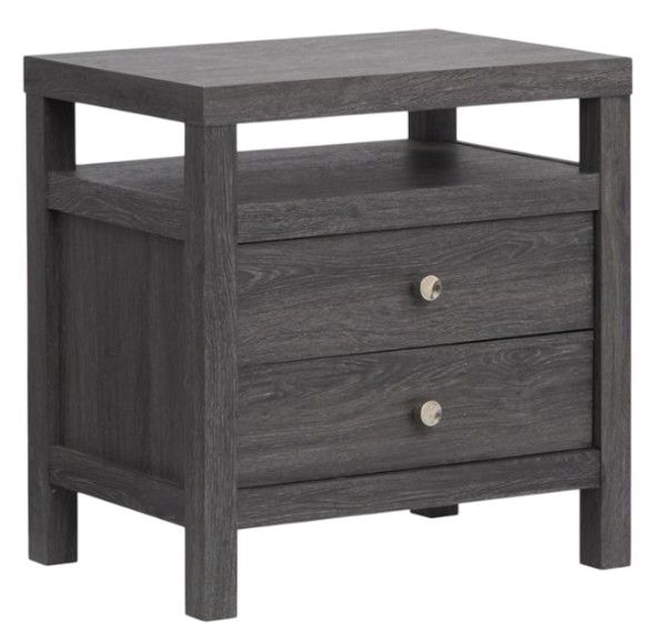 Magnussen Home® Merrified Raisin Black Nightstand-0