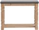 A & B Home Gray Console Table with Taupe Base -0