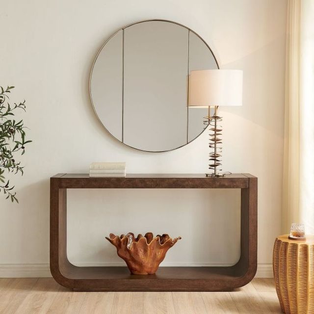 Uttermost® Flores Dark Walnut Console Table-1