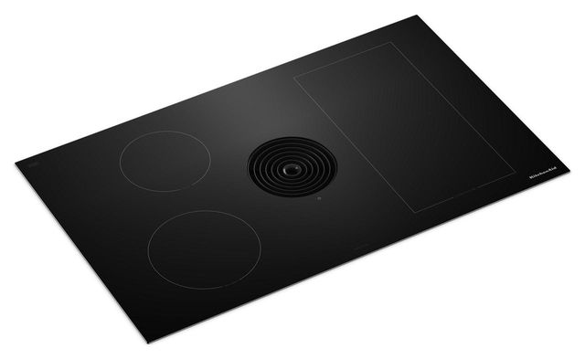 KitchenAid® NextGen 36" Black Induction Downdraft Cooktop with Bridge XL Even-Heat™ Zone-2