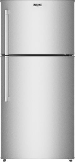 Maytag® 30" 19.3 Cu. Ft. Fingerprint Resistant Stainless Steel Finish Garage Ready Top Freezer Refrigerator