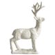 A & B Home White Woodland Deer-0