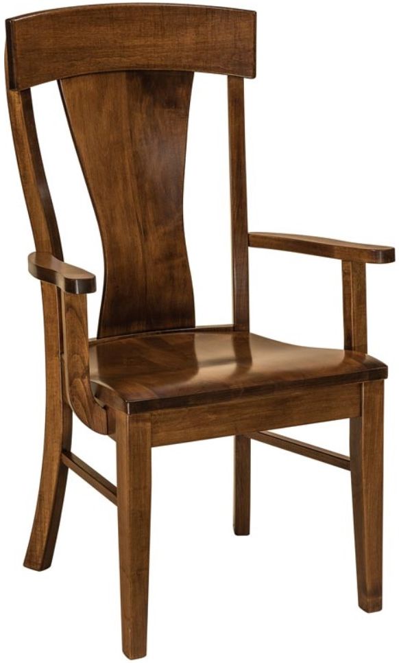 Urban Collections by Yutzy Woodworking Ramsey Brown Office Arm Chair-0
