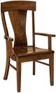 Urban Collections by Yutzy Woodworking Ramsey Brown Office Arm Chair-0