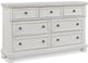 Signature Design by Ashley® Robbinsdale 2-Piece Antique White King Sleigh Storage Bed Set-2