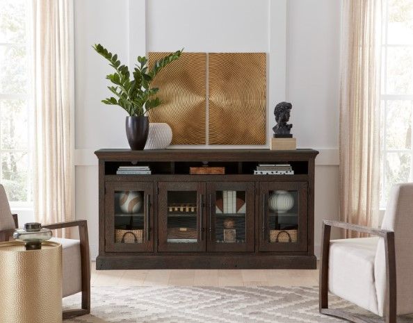 aspenhome® Manchester Barnhouse Brown 73" Media Console-1