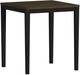 Elements International Tulane 5-Piece Beige/Black Dining Table Set-4
