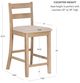 Linon Torino Gray Wash Soho Counter Stool-2