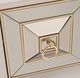 Michael Amini® Madison Glistening Gold Console Table-4