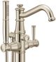 Moen® Belfield™ Polished Nickel One-Handle Tub Filler with Hand Shower-1