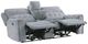 Homelegance® Celeste Gray Double Power Reclining Loveseat with Center Console-4