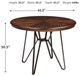 Signature Design by Ashley® Centiar Brown Dining Table with Dark Bronze Base-3