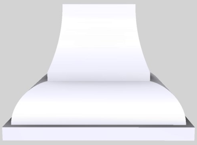 Vent-A-Hood® Designer Series 42" White Wall Mounted Range Hood-0