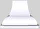 Vent-A-Hood® Designer Series 42" White Wall Mounted Range Hood-0