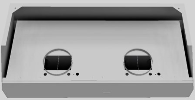 Vent-A-Hood® Designer Series 54" Stainless Steel Wall Mounted Range Hood-2