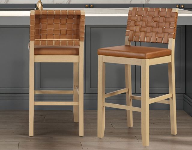 Steve Silver Co. Reid Camel/Sand Barstool-1