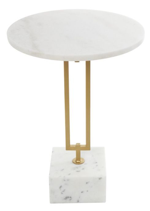 Deco Marche White Accent Table-1