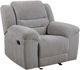 Coaster® Gilson Gray Manual Glider Recliner-0