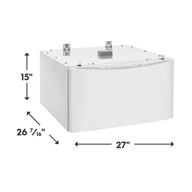 Electrolux Luxury-Glide® 27" W x 15" H Matte White Laundry Pedestal-4